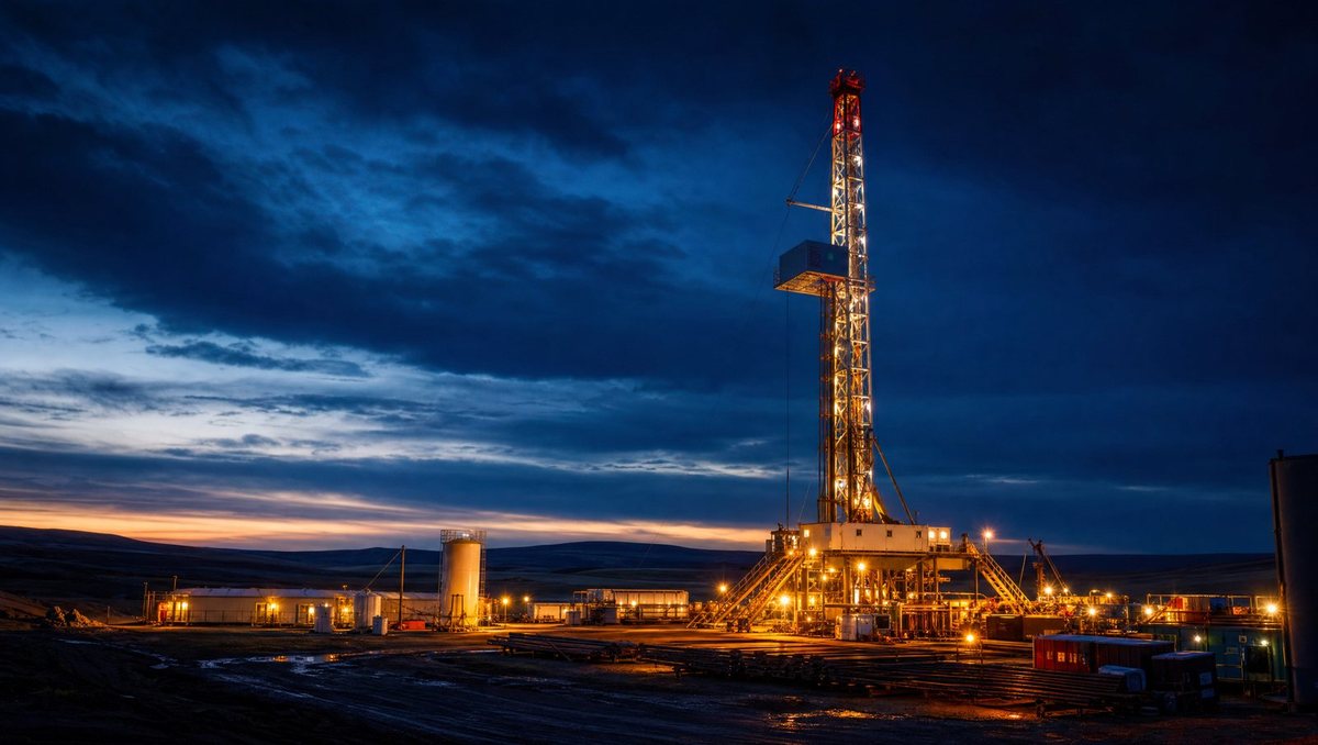 Inland drilling rig operation