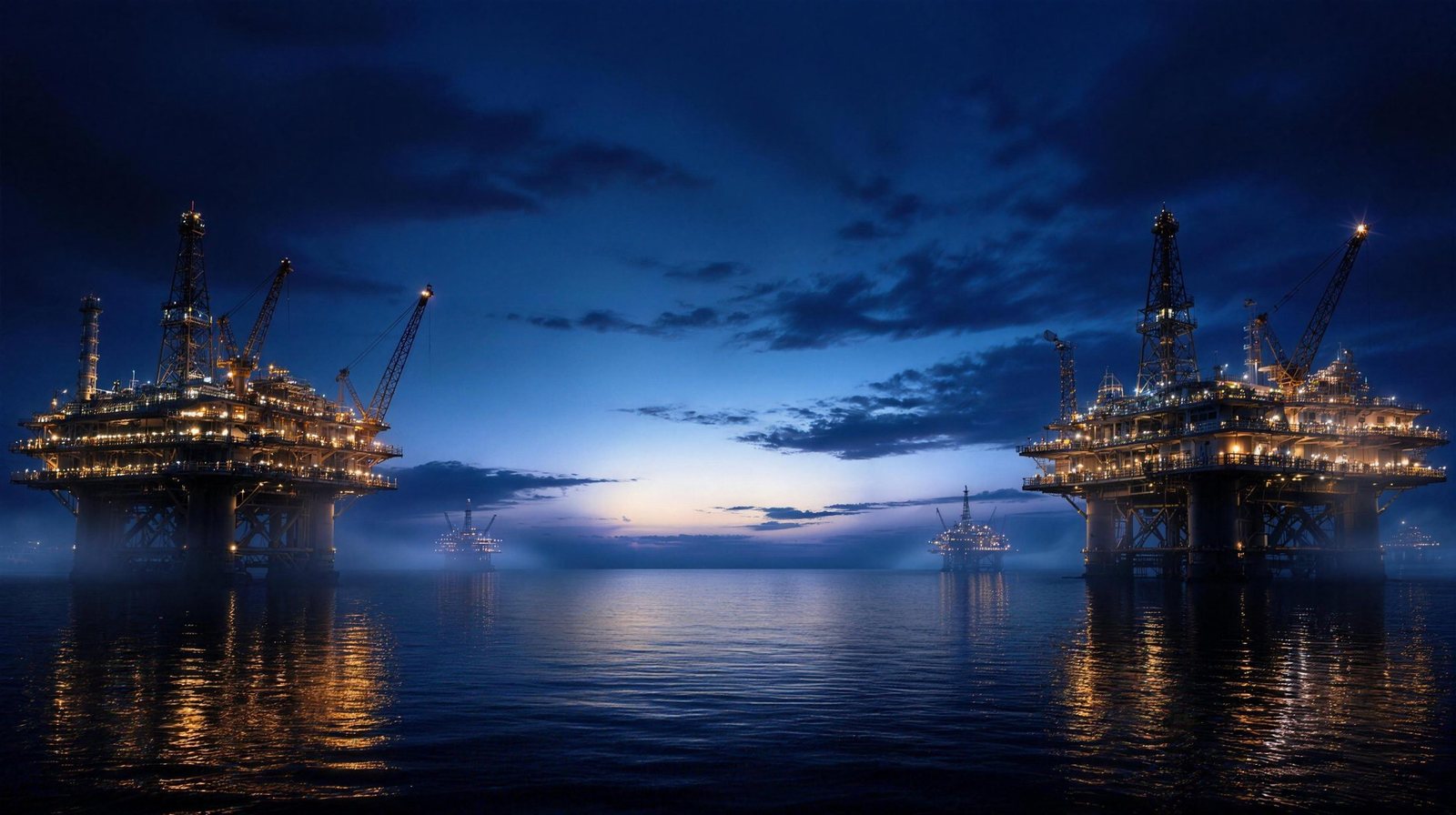 Offshore oil platforms